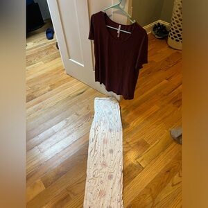 Soma size medium, cool nights, two-piece pajama set